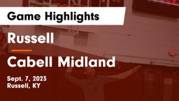Russell  vs Cabell Midland  Game Highlights - Sept. 7, 2023