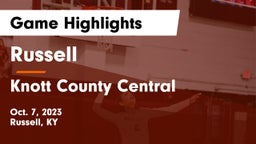 Russell  vs Knott County Central  Game Highlights - Oct. 7, 2023