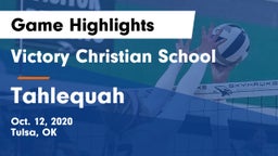 Victory Christian School vs Tahlequah Game Highlights - Oct. 12, 2020