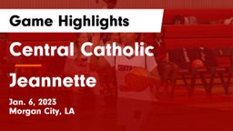 Central Catholic  vs Jeannette  Game Highlights - Jan. 6, 2023