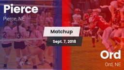 Matchup: Pierce High vs. Ord  2018