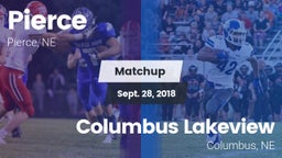 Matchup: Pierce High vs. Columbus Lakeview  2018