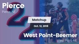 Matchup: Pierce High vs. West Point-Beemer  2018