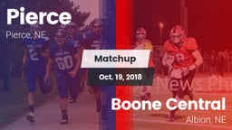 Matchup: Pierce High vs. Boone Central  2018