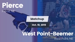 Matchup: Pierce High vs. West Point-Beemer  2019