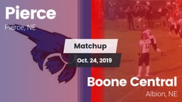 Matchup: Pierce High vs. Boone Central  2019