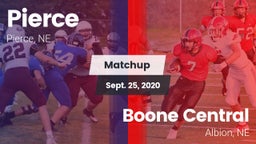 Matchup: Pierce High vs. Boone Central  2020