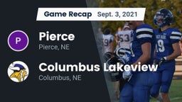 Recap: Pierce  vs. Columbus Lakeview  2021