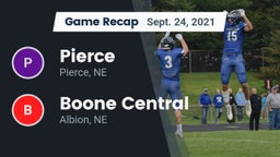 Recap: Pierce  vs. Boone Central  2021