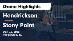 Hendrickson  vs Stony Point  Game Highlights - Dec. 30, 2020