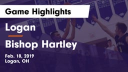 Logan  vs Bishop Hartley  Game Highlights - Feb. 18, 2019
