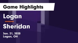 Logan  vs Sheridan  Game Highlights - Jan. 21, 2020