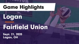 Logan  vs Fairfield Union  Game Highlights - Sept. 21, 2020