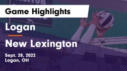 Logan  vs New Lexington  Game Highlights - Sept. 28, 2022