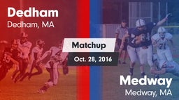 Matchup: Dedham  vs. Medway  2016