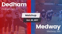 Matchup: Dedham  vs. Medway  2017