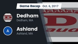 Recap: Dedham  vs. Ashland  2017