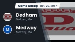 Recap: Dedham  vs. Medway  2017