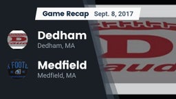 Recap: Dedham  vs. Medfield  2017