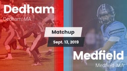 Matchup: Dedham  vs. Medfield  2019