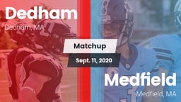 Matchup: Dedham  vs. Medfield  2020