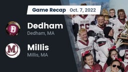 Recap: Dedham  vs. Millis  2022