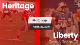 Matchup: HHS vs. Liberty  2018