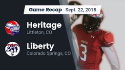 Recap: Heritage  vs. Liberty  2018