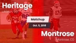 Matchup: HHS vs. Montrose  2018