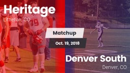 Matchup: HHS vs. Denver South  2018