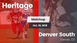 Matchup: HHS vs. Denver South  2018