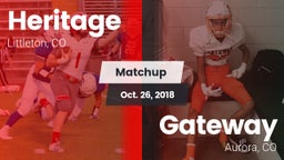 Matchup: HHS vs. Gateway  2018