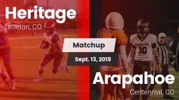 Matchup: HHS vs. Arapahoe  2019