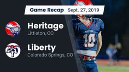 Recap: Heritage  vs. Liberty  2019