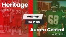 Matchup: HHS vs. Aurora Central  2019