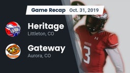 Recap: Heritage  vs. Gateway  2019