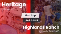 Matchup: HHS vs. Highlands Ranch  2020
