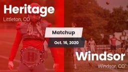 Matchup: HHS vs. Windsor  2020