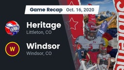 Recap: Heritage  vs. Windsor  2020