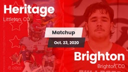 Matchup: HHS vs. Brighton  2020