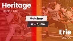 Matchup: HHS vs. Erie  2020