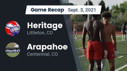 Recap: Heritage  vs. Arapahoe  2021