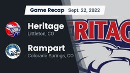 Recap: Heritage  vs. Rampart  2022
