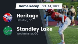 Recap: Heritage  vs. Standley Lake  2022