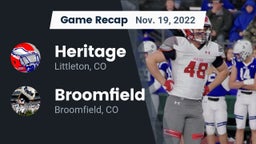 Recap: Heritage  vs. Broomfield  2022