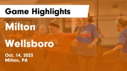 Milton  vs Wellsboro  Game Highlights - Oct. 14, 2023