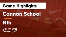 Cannon School vs Nfh Game Highlights - Oct. 19, 2023