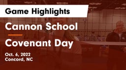 Cannon School vs Covenant Day  Game Highlights - Oct. 6, 2022