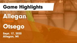 Allegan  vs Otsego  Game Highlights - Sept. 17, 2020