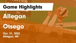 Allegan  vs Otsego  Game Highlights - Oct. 31, 2022
